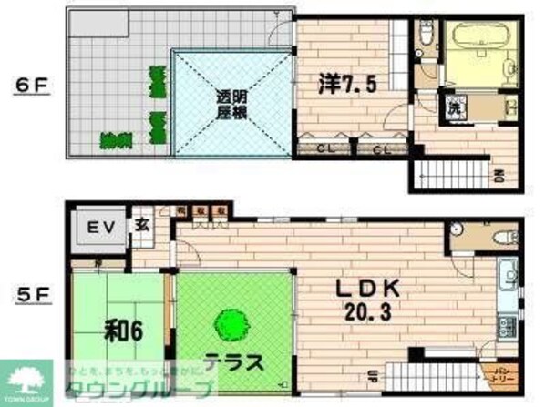 インペリアルビルの物件間取画像